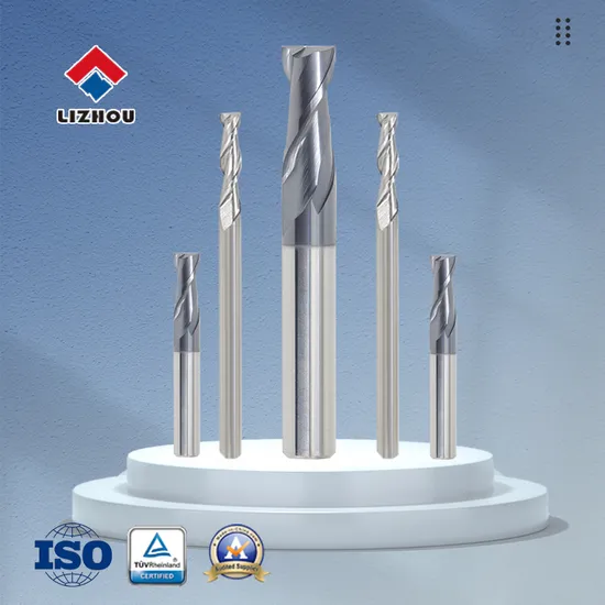High-Quality HSS 2-Edge Flat End Mill for Aluminum Cutting